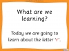 The Letter 'r' - EYFS Teaching Resources (slide 2/21)